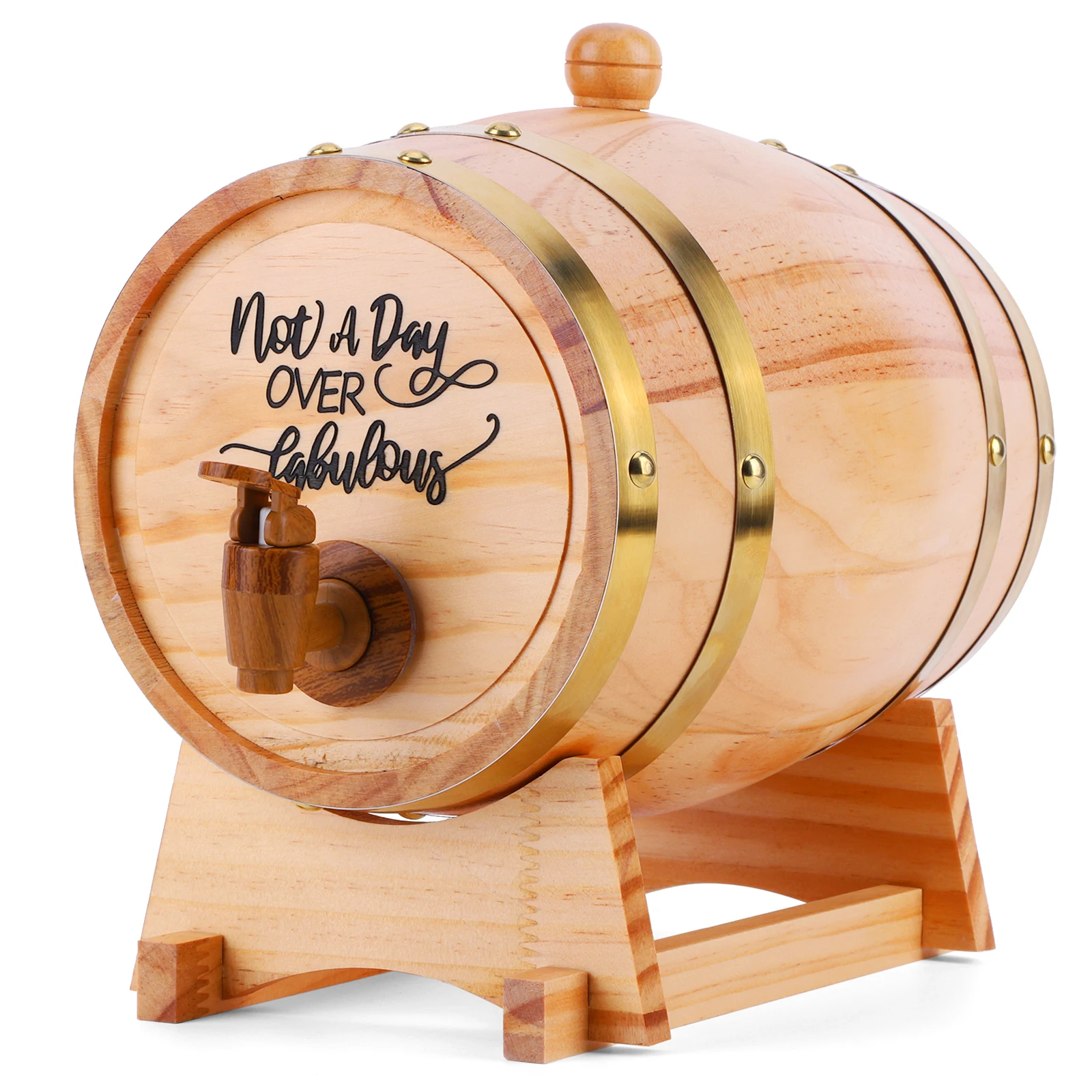 3L Wooden Whiskey Barrel with  - Wine Beer Rum 评论和价格