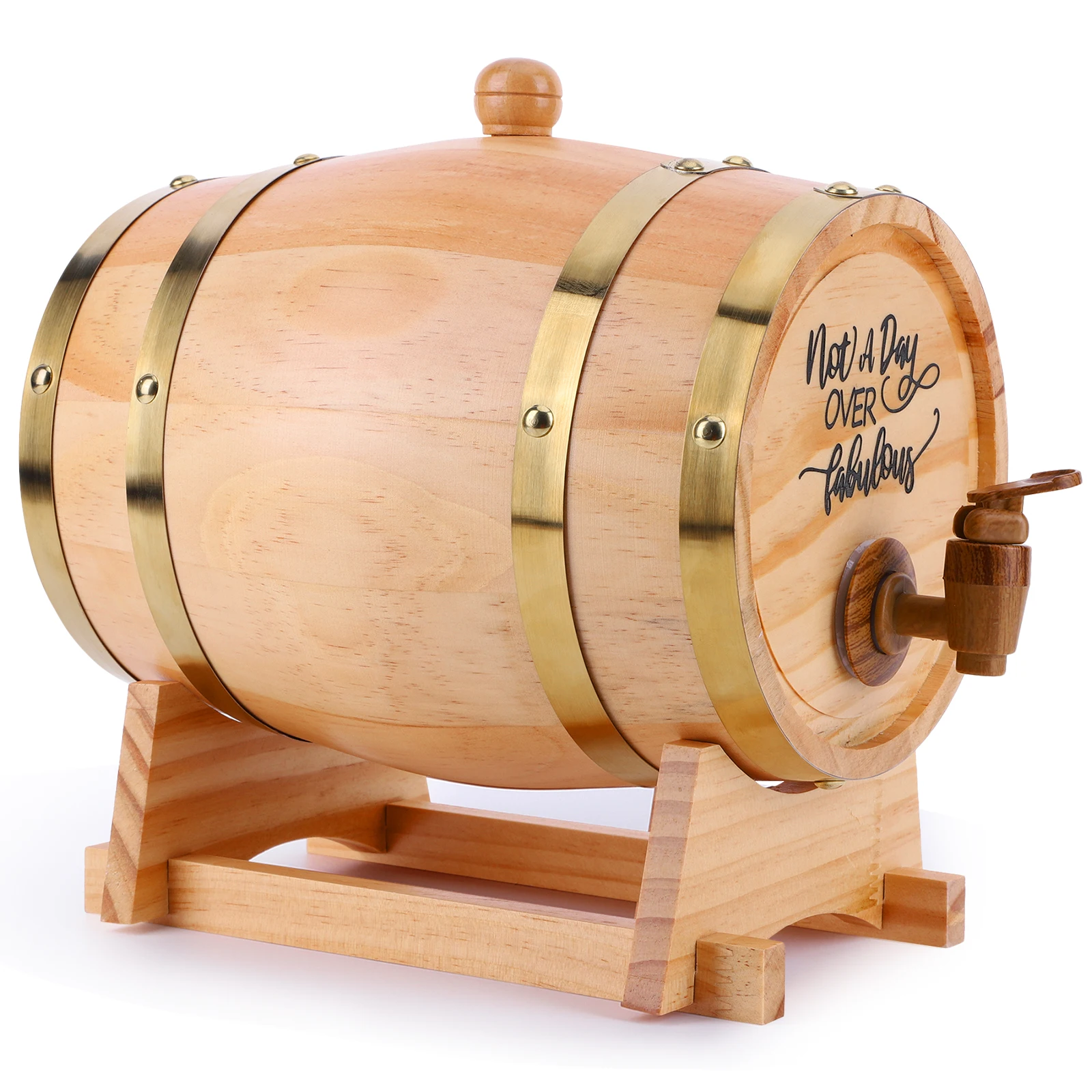 3L Wooden Whiskey Barrel with  - Wine Beer Rum 评论和价格