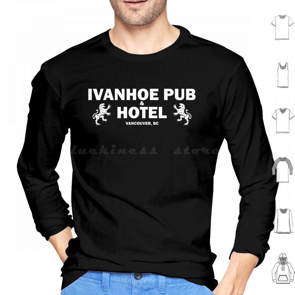 Ivanhoe Pub-White On Black Hoo - Wine Beer Logo 评论和价格