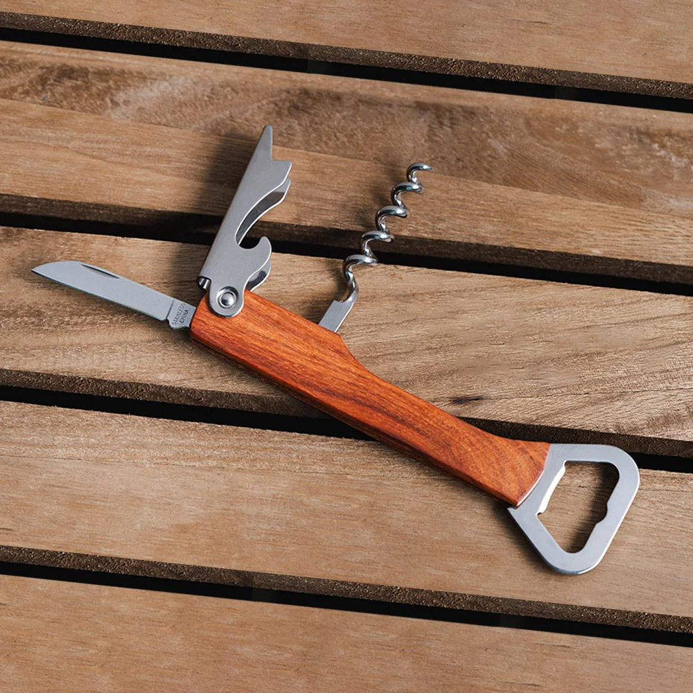 Personalised Logo Wood Handle  - Wine Beer Logo 评论和价格