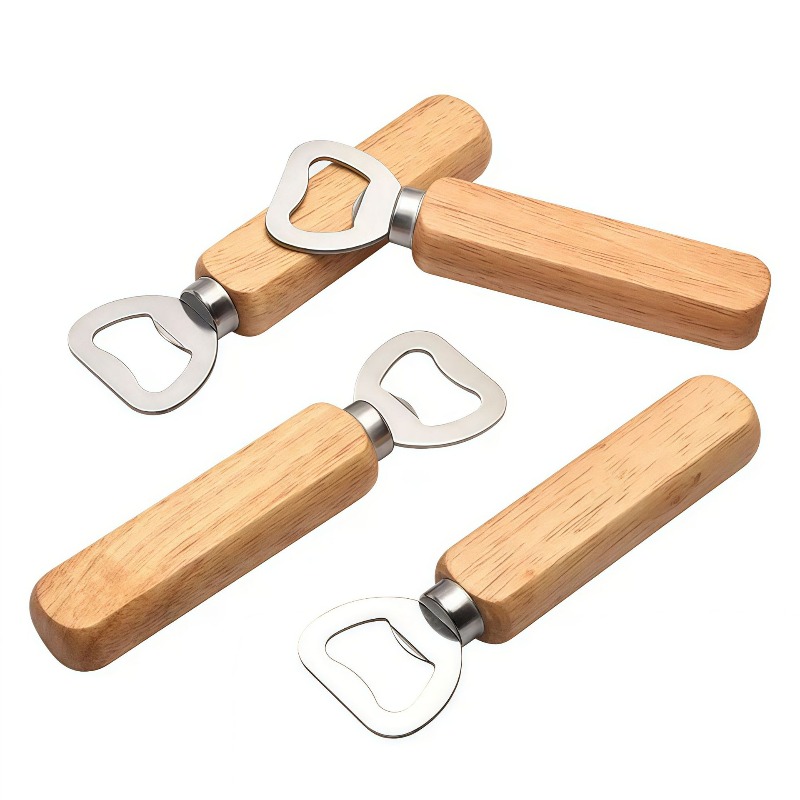 Wooden Handle Wine and Beer Bo - Wine Beer Logo 评论和价格