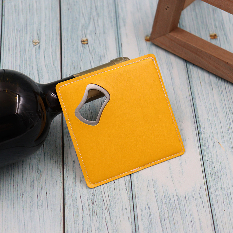 100Pcs PU Leather Custom Compa - Wine Beer Logo 评论和价格