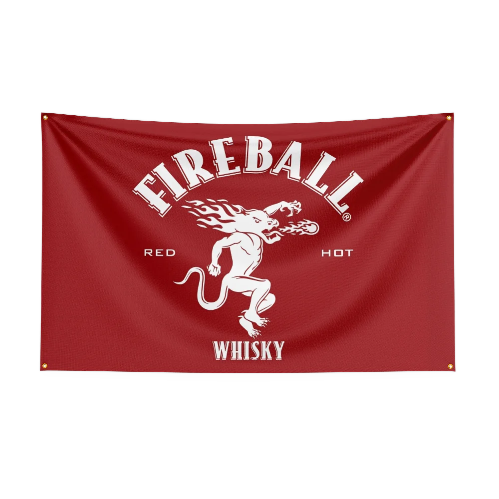 3×5ft whisky-f-fireballs Flag  - Wine Beer Rum 评论和价格